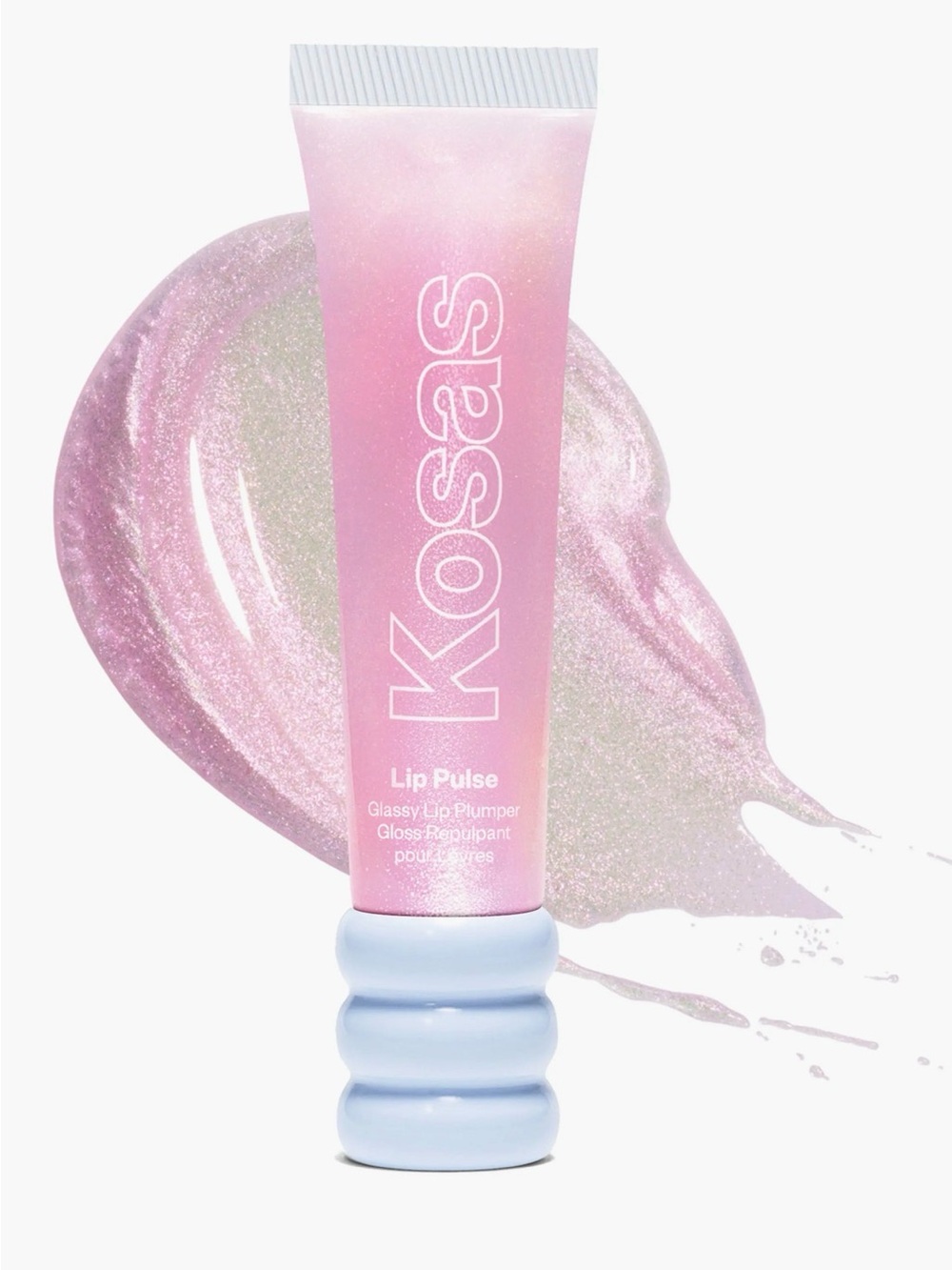 KOSAS Sealed New Lip Pulse Glassy Lip Plumper Aura Flare Color Full Size